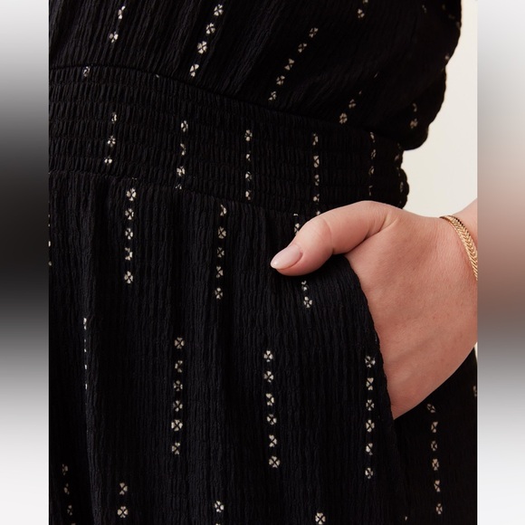 Penningtons Smocked Waist Knit Romper with Crochet Details - Picture 4 of 10